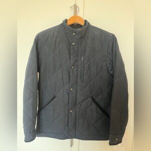 J. Crew Sussex Quilted Jacket with Primaloft Men's Small Midnight Navy Blue VGUC